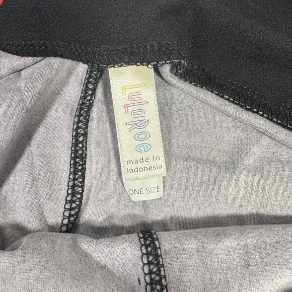 LuLaRoe Black Red Polka Dot Ladybug Costume Butter Soft New Leggings One Size OS - Picture 3 of 5